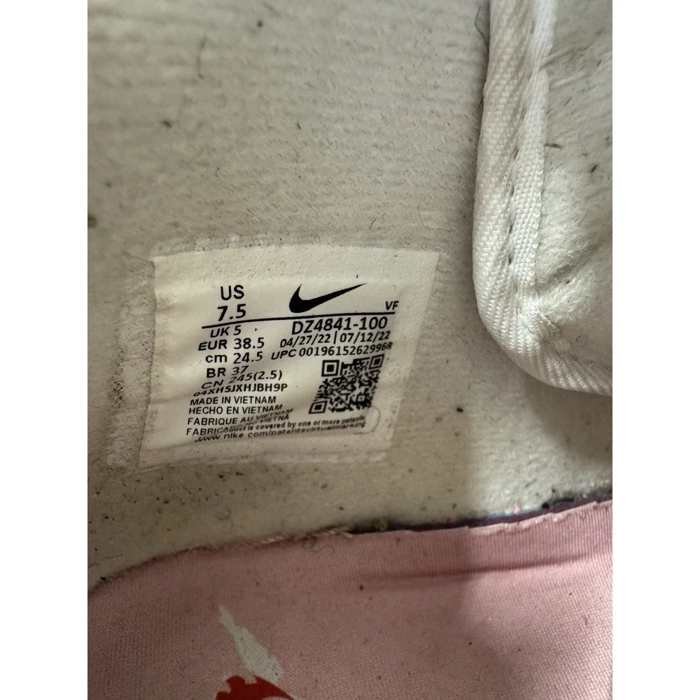 Nike Air Force 1 Women's Size 7.5 Mid Tunnel Walk Animal Instinct  Sneakers Shoe - Picture 8 of 10